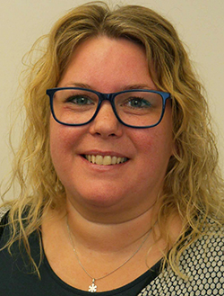 Nina Mård, ledamot i Unionenklubbens styrelse på Radiotjänst i Kiruna.